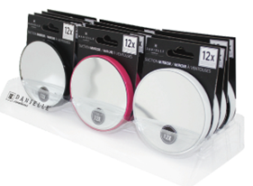 Danielle Assorted Color12x Suction Mirrors display product image