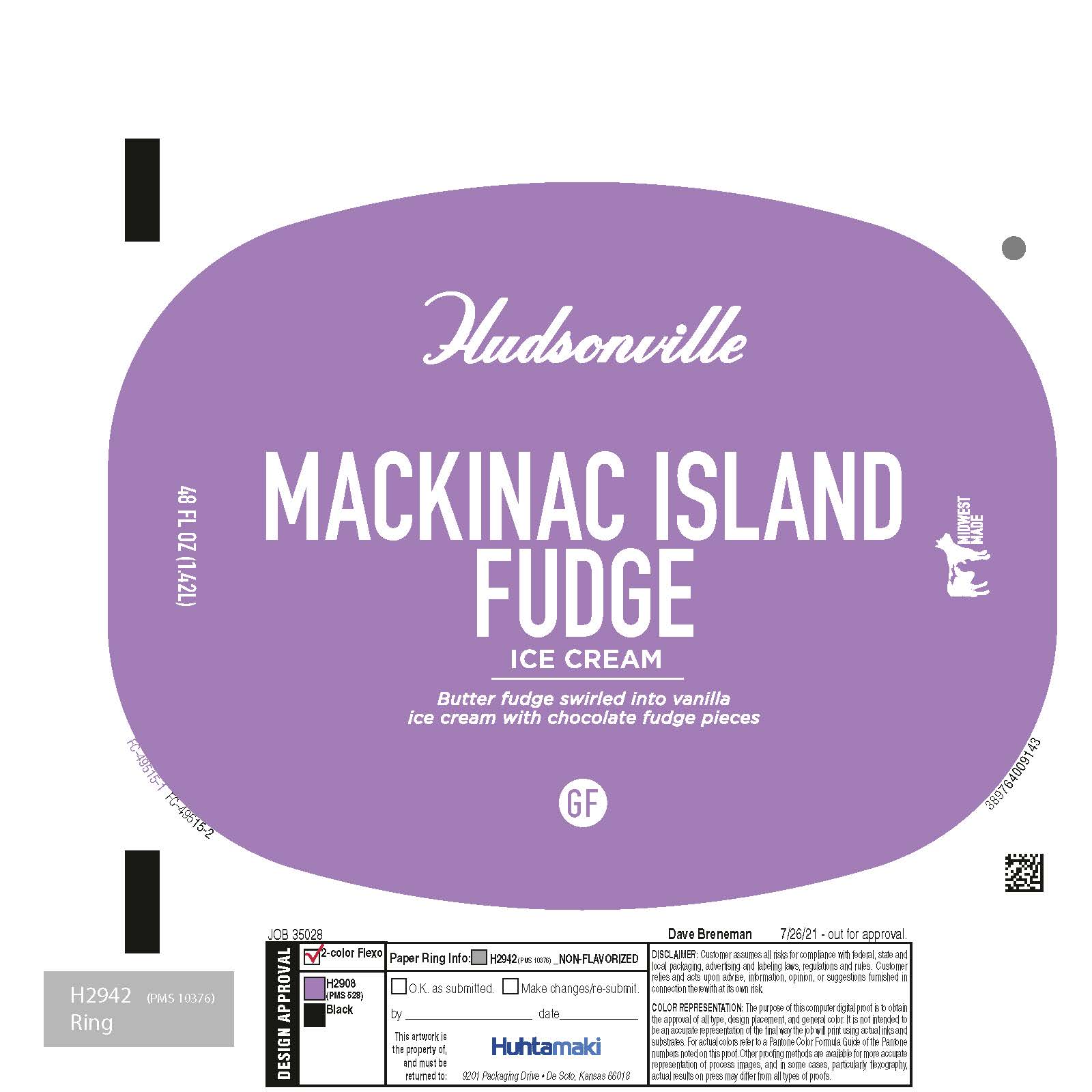 HIC Mackinac Island Fudge 48oz LID V2 Packaging Food Contact