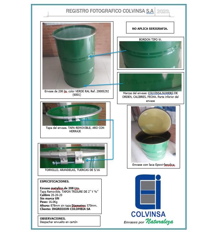 TAMBOR METAL.GLUC.BOC ANC 55GL product image