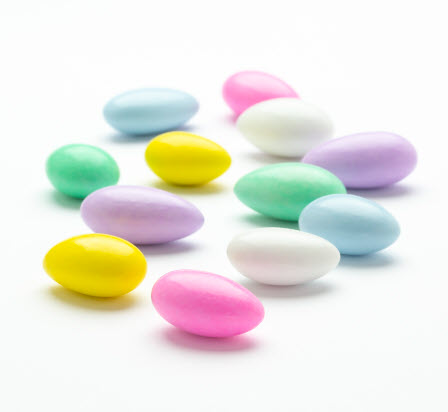 Jordan Almonds, Assorted,  Standard 25lbs product image