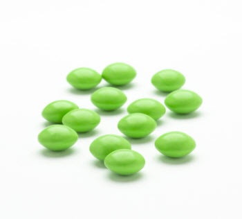 Buttons Milk Chocolate, Kiwi Green 25lbs product image