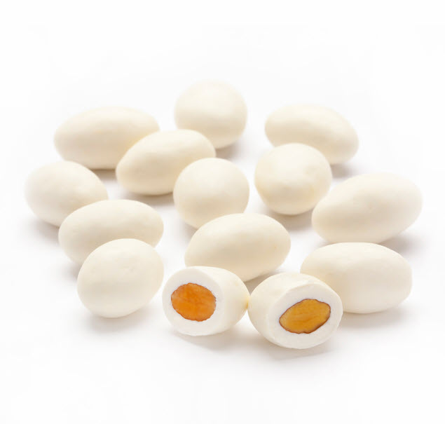 White Chocolate Almonds 20lbs product image