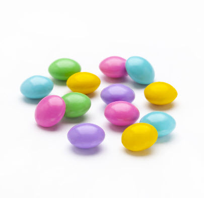 Milk Chocolate Buttons, Spring Mix 10lbs product image