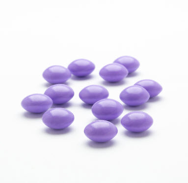 Milk Chocolate Buttons, Lavender 25lbs product image