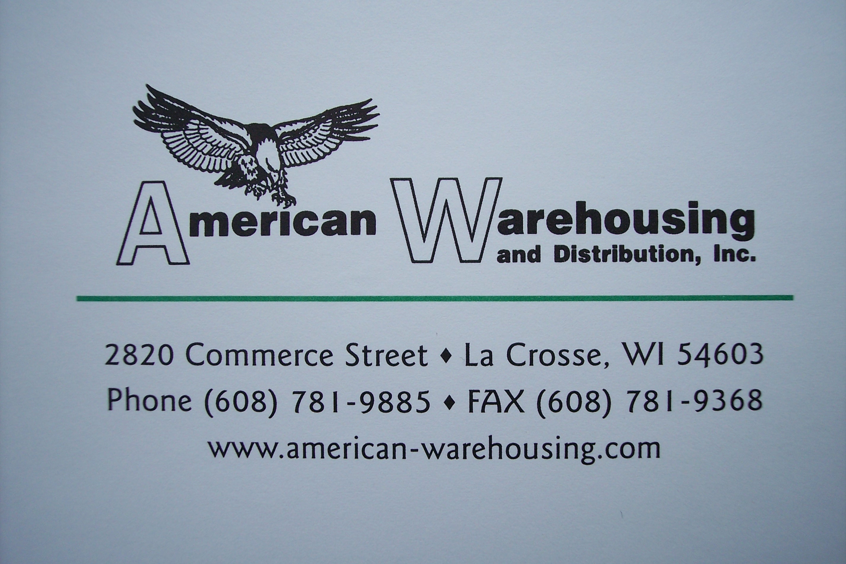 American Warehousing & Distribution, Inc. logo