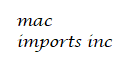 mac imports inc logo