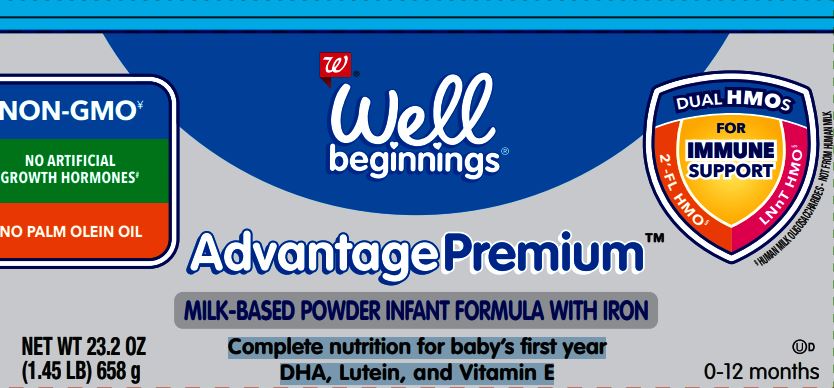 Well Beginnings Advantage Premium Milk-Based Powder Infant Formula with Iron product image