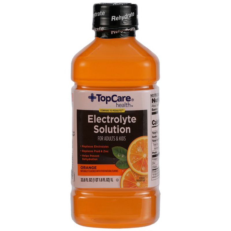 TopCare Electrolyte Solution Orange 33.8 fl oz product image