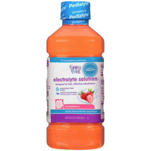 Tippy Toes Electrolyte Solution Strawberry 33.8 FL OZ product image