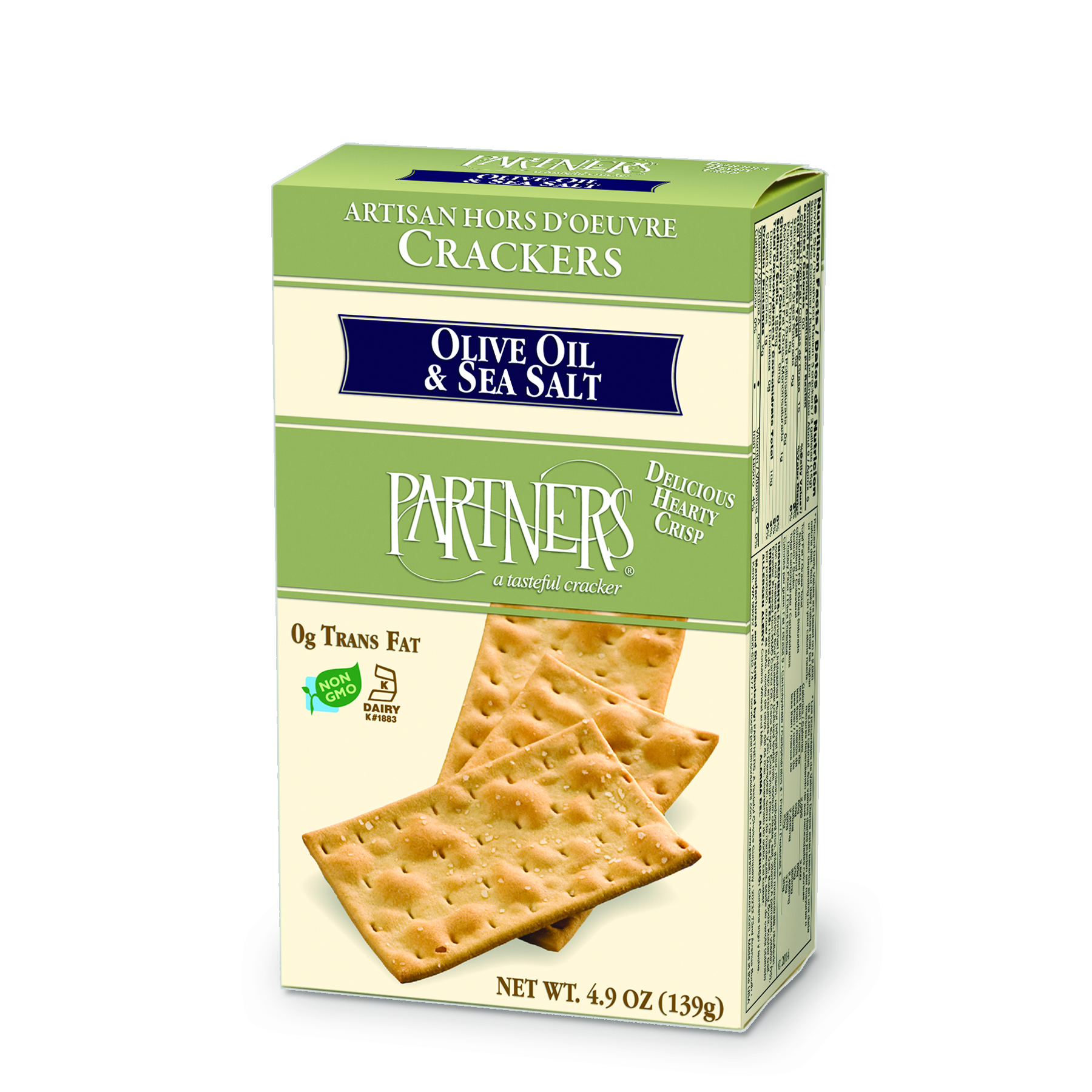 Partners Olive Oil & Sea Salt Hors d'Oeuvre Cracker product image