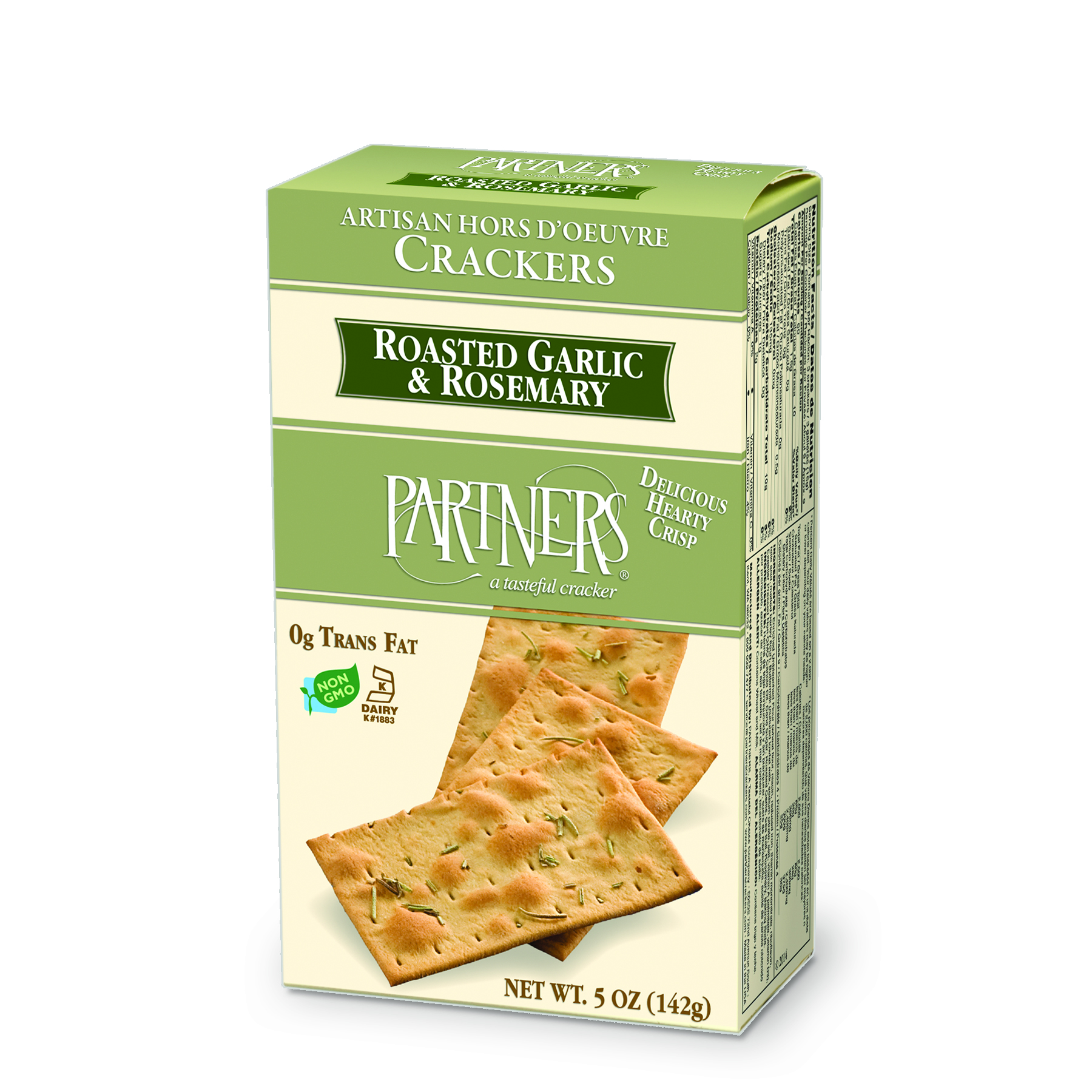 Partners Roasted Garlic & Rosemary Hors d'Oeuvre Cracker product image