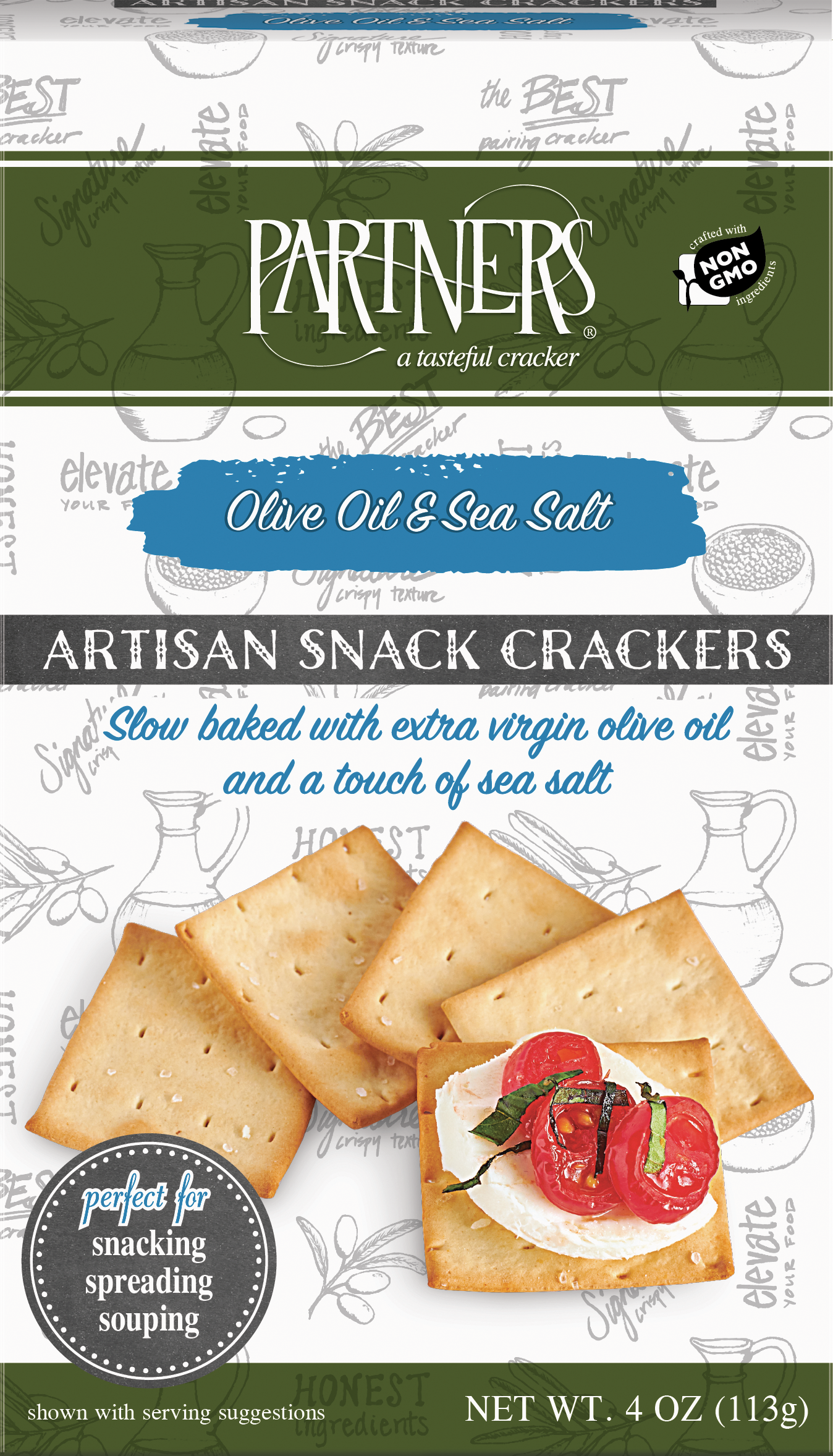 Partners Snack Crackers: Olive Oil & Sea Salt product image