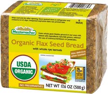MESTEMACHER ORGANIC FLAX SEED BREAD 500GR  [bx=12ea] product image