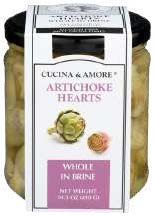 CUCINA & AMORE Artichoke Hearts in Brine 6/14.5oz product image