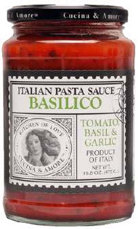 CUCINA & AMORE Tomato with Basil Pasta Sauce (Basilico) 6/16oz product image