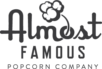 Almost Famous Popcorn Company logo