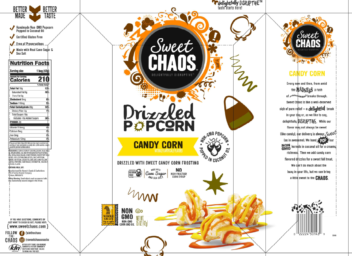 Sweet Chaos Candy Corn Popcorn product image