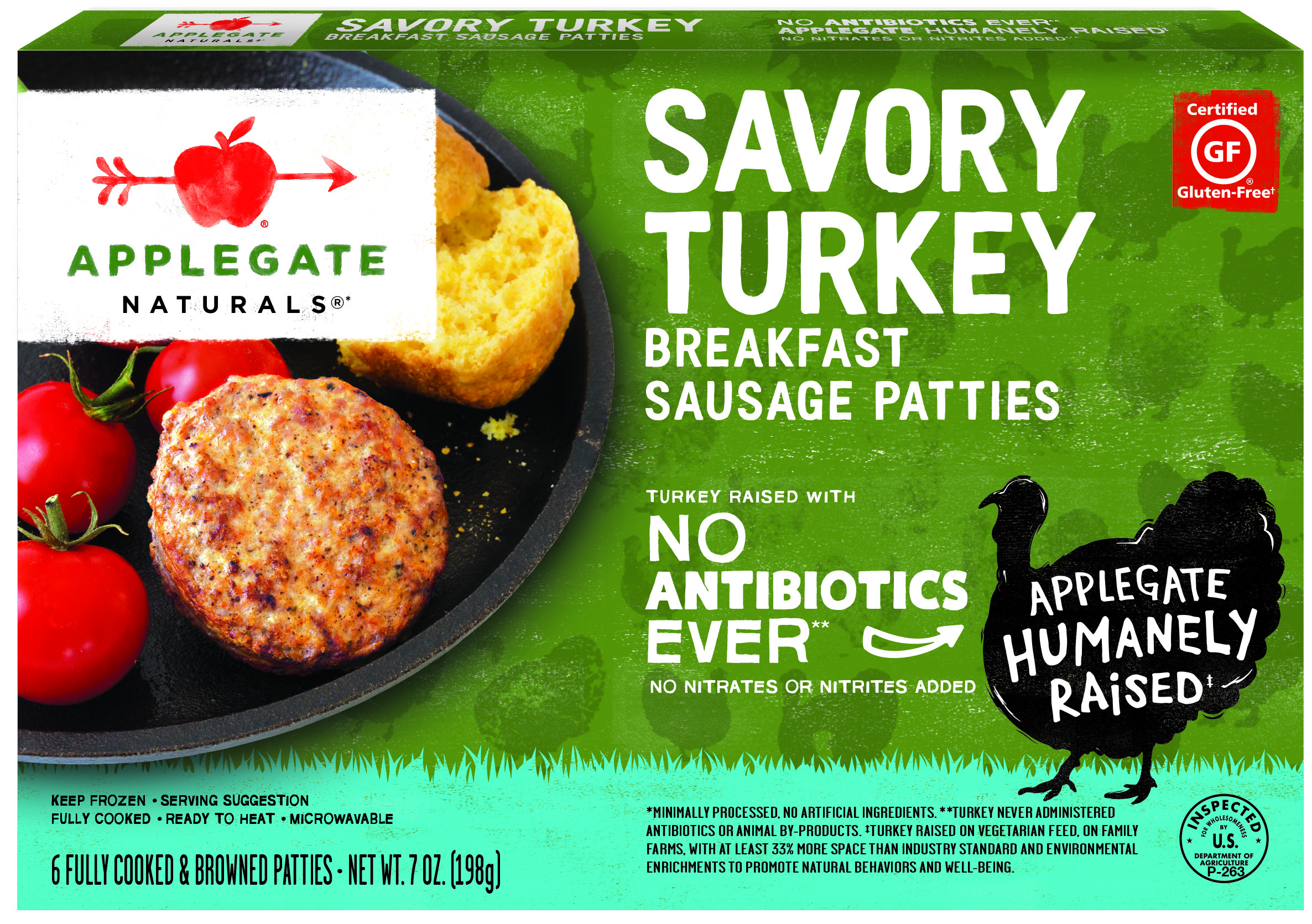 AG NAT Savory Turkey Breakfast Patty product image