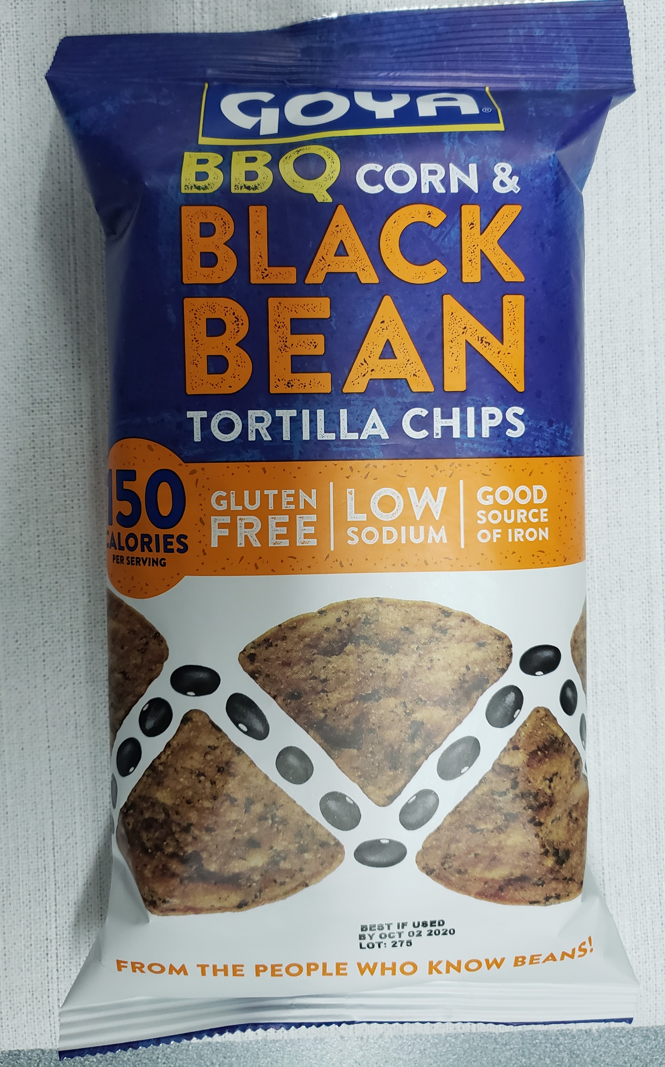 tortilla  chip-corn and  black bean  BBq product image