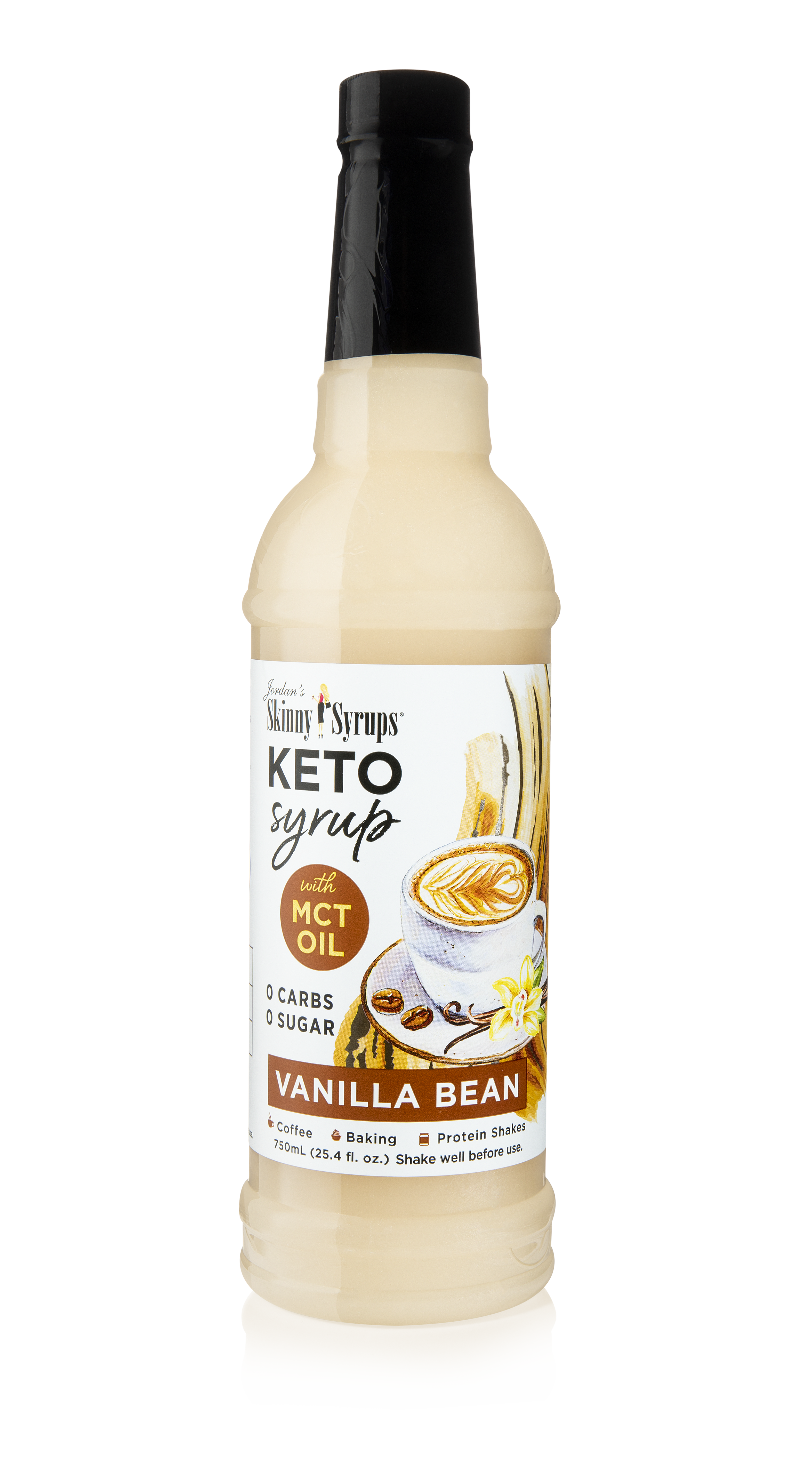 Keto Vanilla Bean Syrup with MCT - 750ml product image