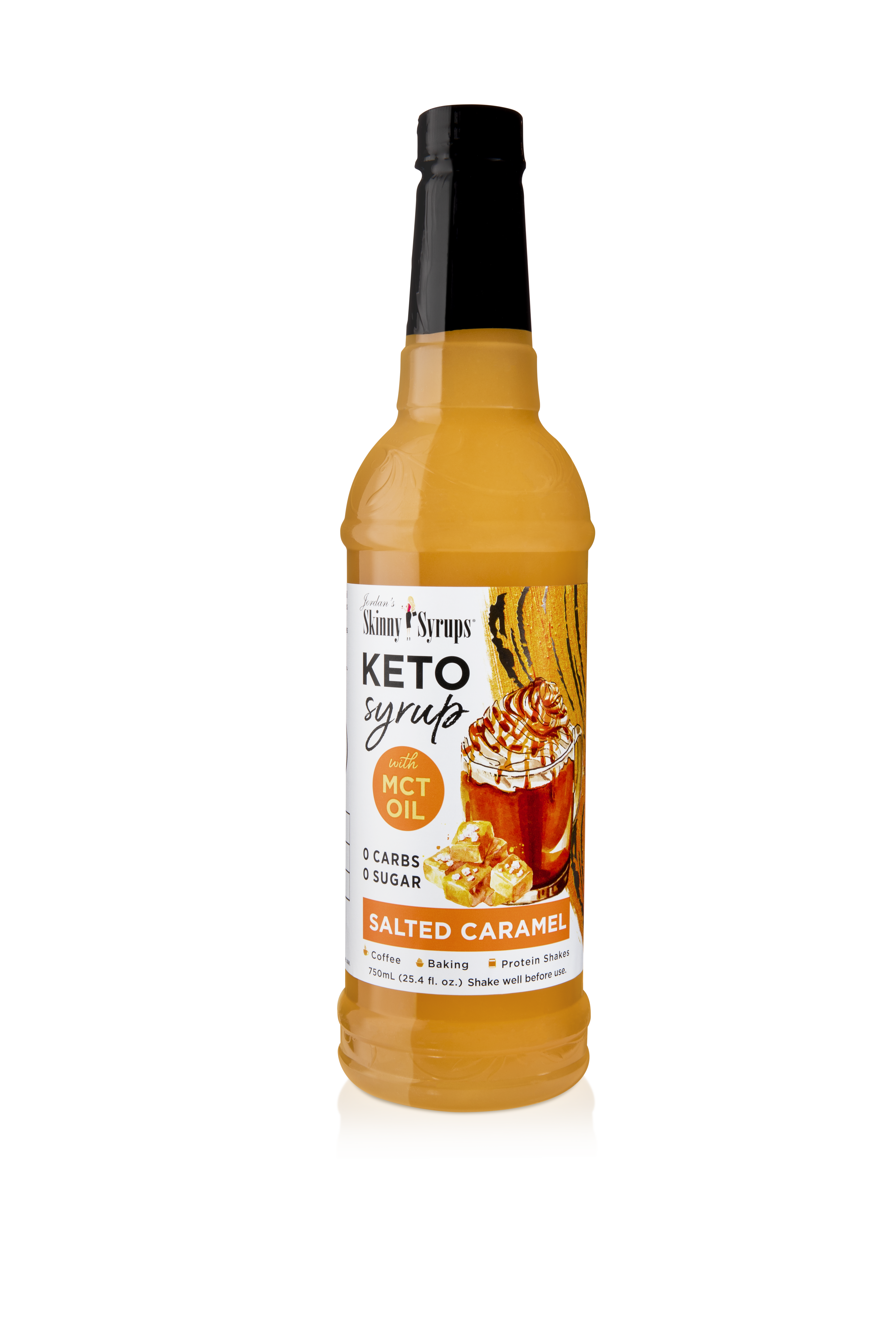 Keto Salted Caramel Syrup with MCT - 750ml product image