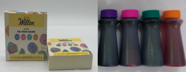 NEON GEL ICING COLORS SET product image