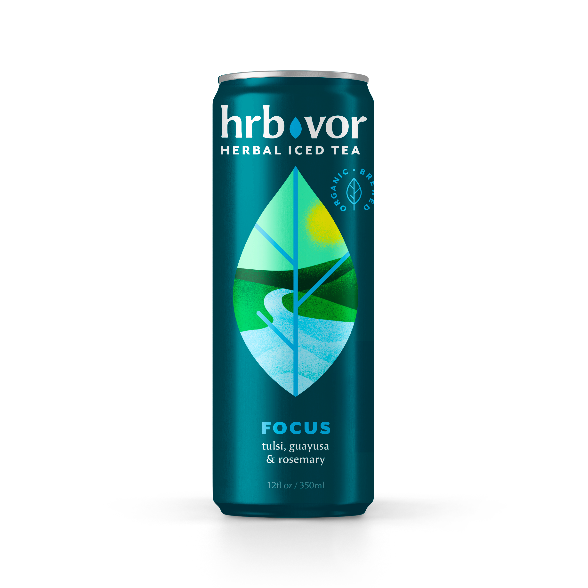 FOCUS Herbal Iced Tea - Organic - 12oz Can product image