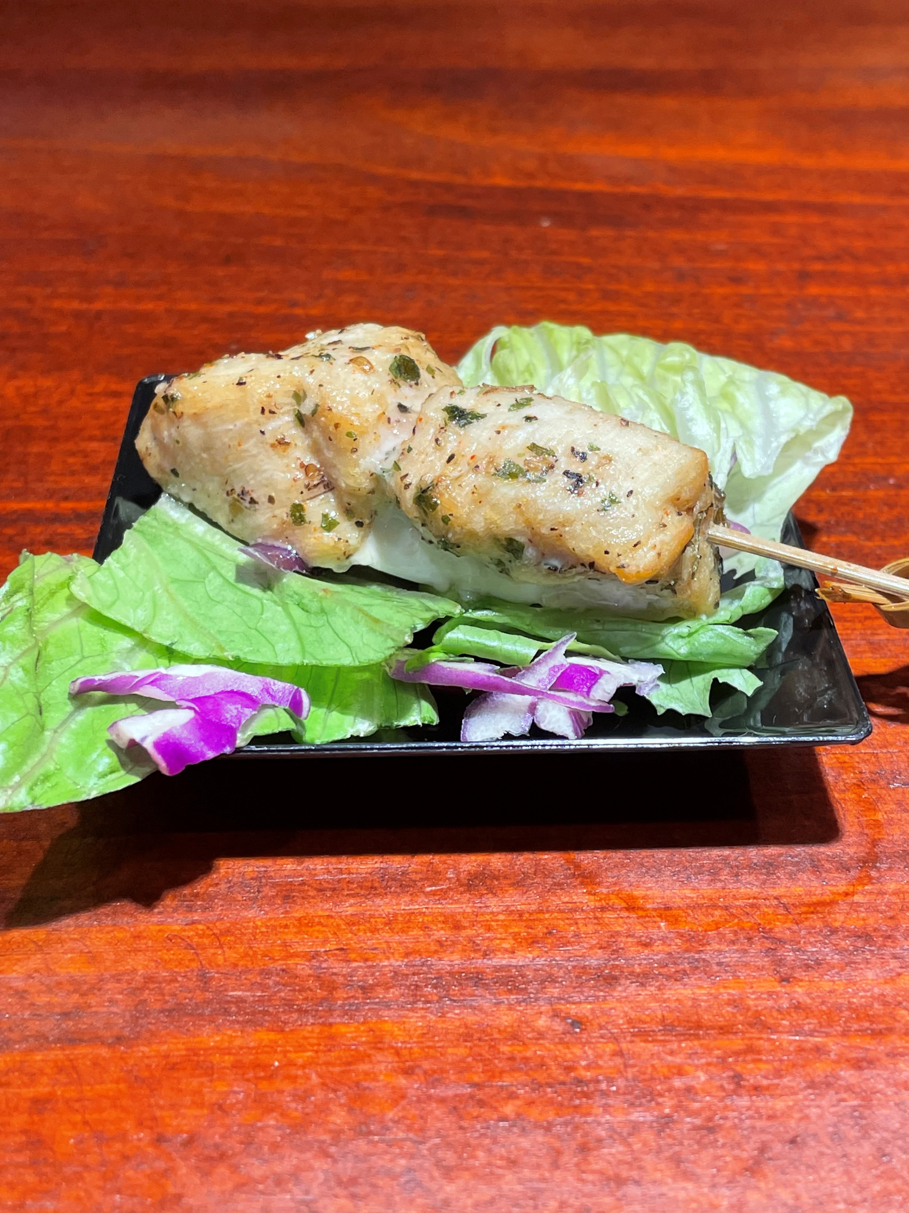 Souvlaki Chicken on a Knotted Bamboo Skewer product image