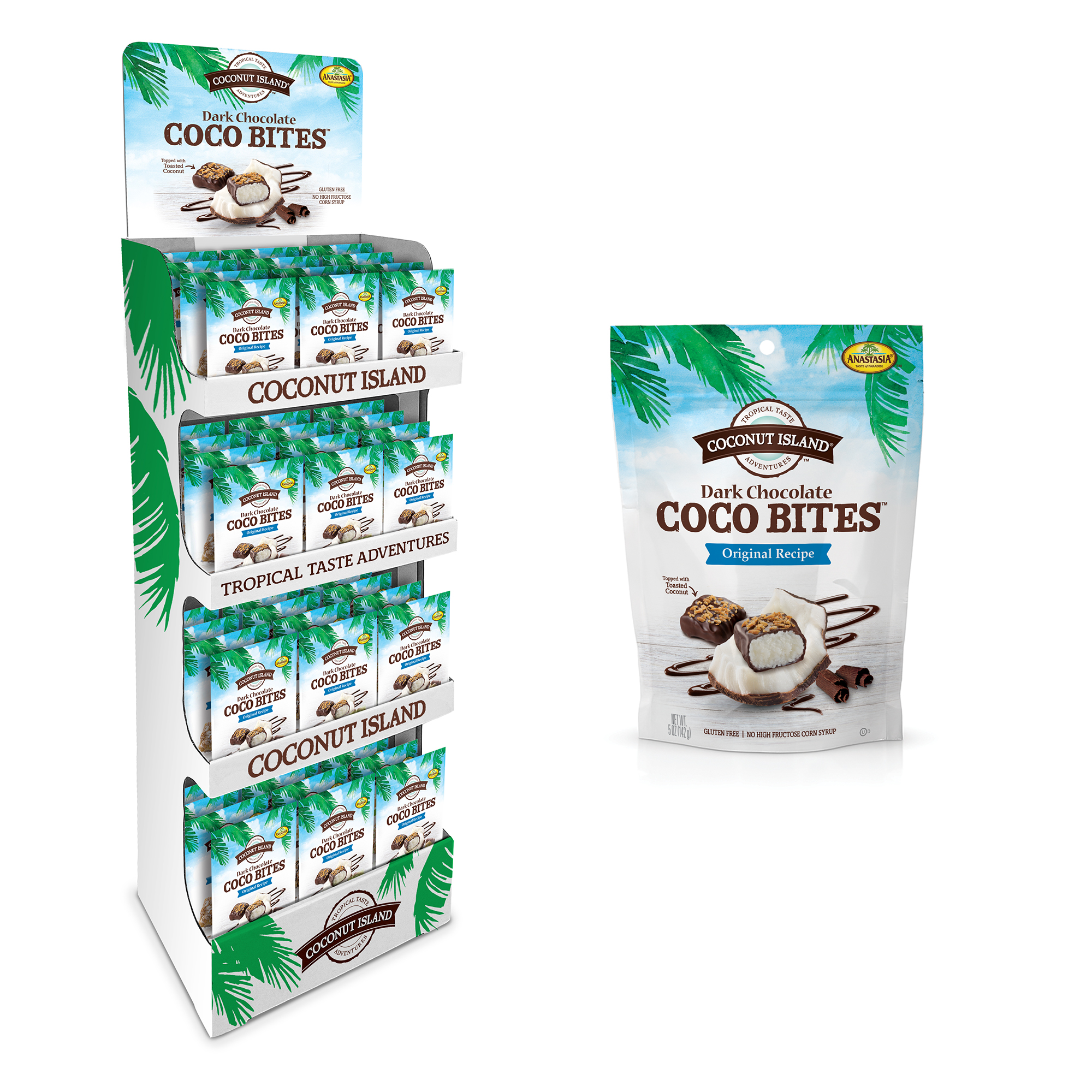 5 oz. Coco Bites, Original, Shipper Display product image