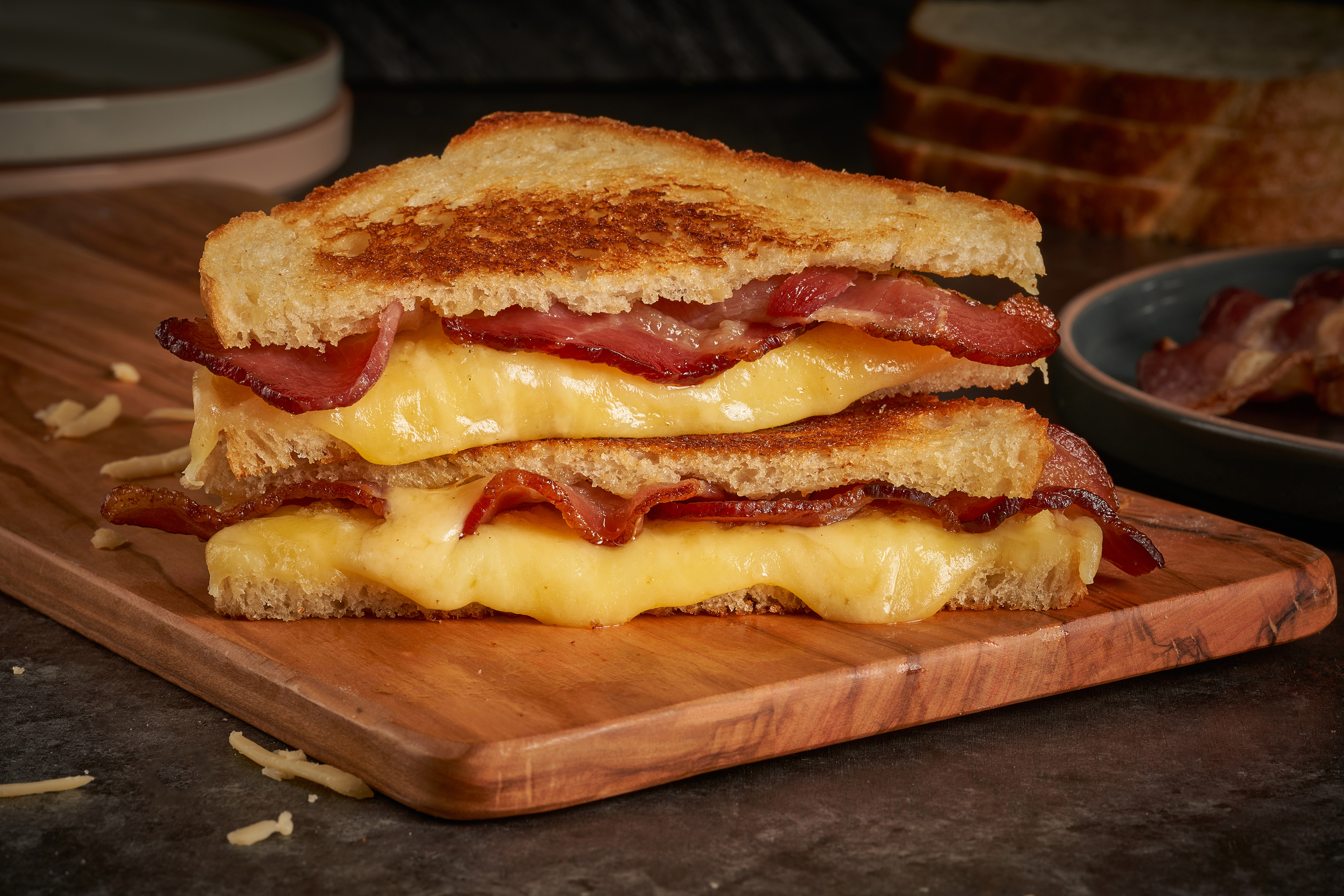 Bacon & Gouda Grilled Cheese-Microwavable Version product image