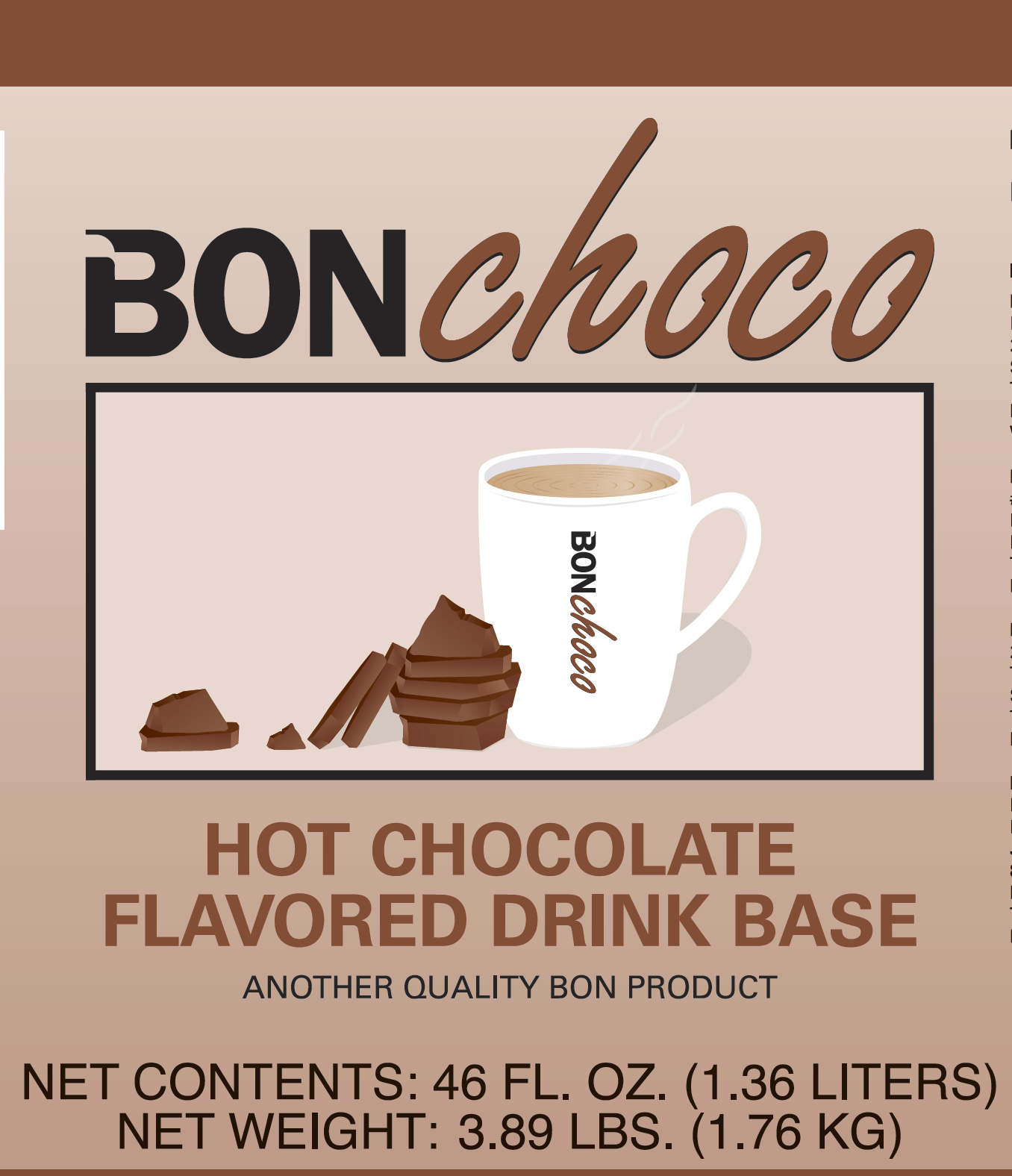 1949 Hot Chocolate 5 - Label product image