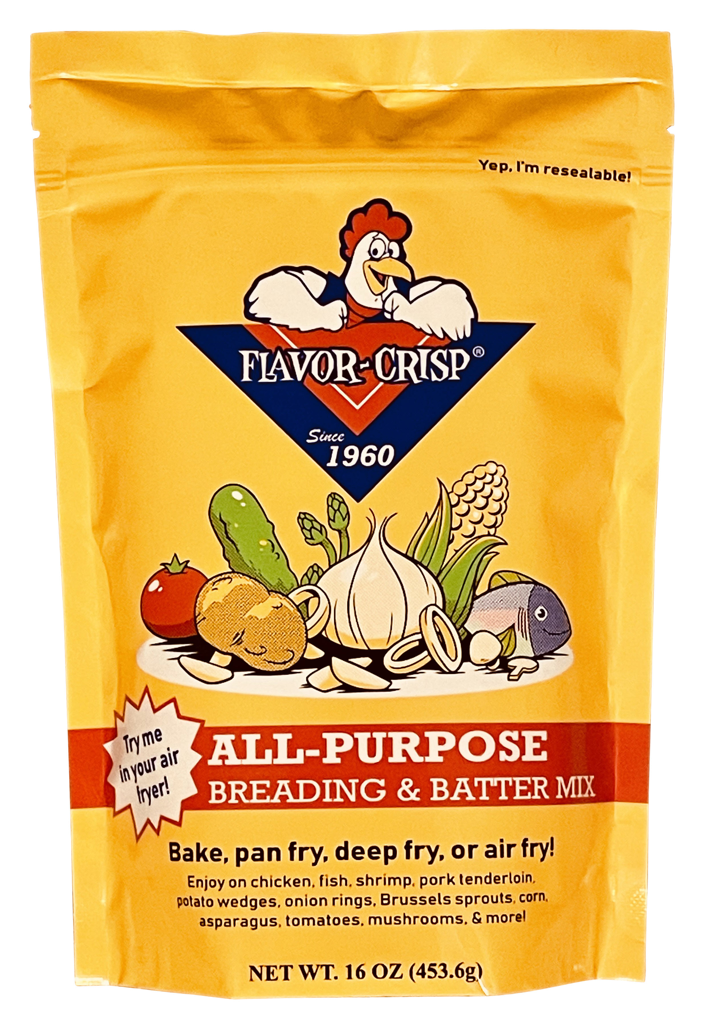 Flavor-Crisp All-Purpose Breading & Batter Mix 12 Lbs (5.4 kg) Case of 12 each 16 oz Bags product image