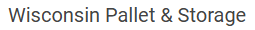 Wisconsin Pallet & storage LLC logo