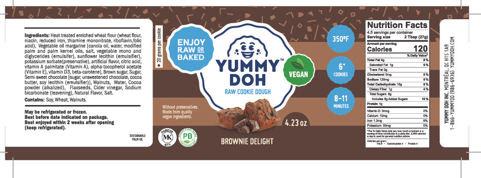 Brownie Delight cookie dough 4.23 oz x 24 product image