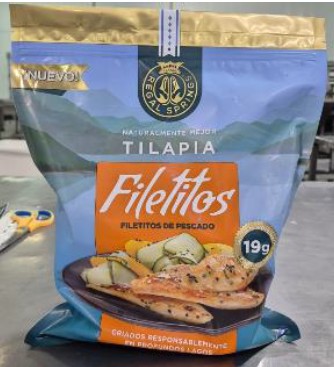 Tilapia frozen DS mini fillet 2.5-4 oz, 12/3lb, 36lb Regal Springs product image