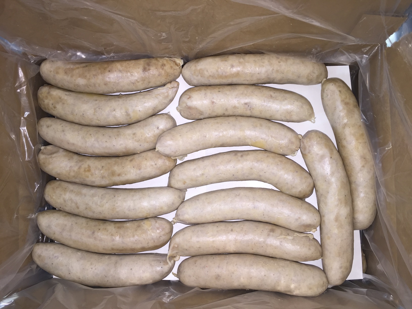 5/1 Cooked White Bratwurst Natural Casing product image