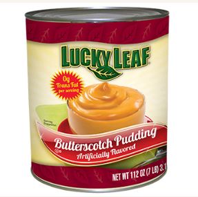 Lucky Leaf Butterscotch Pudding TFF, 112 OZ product image