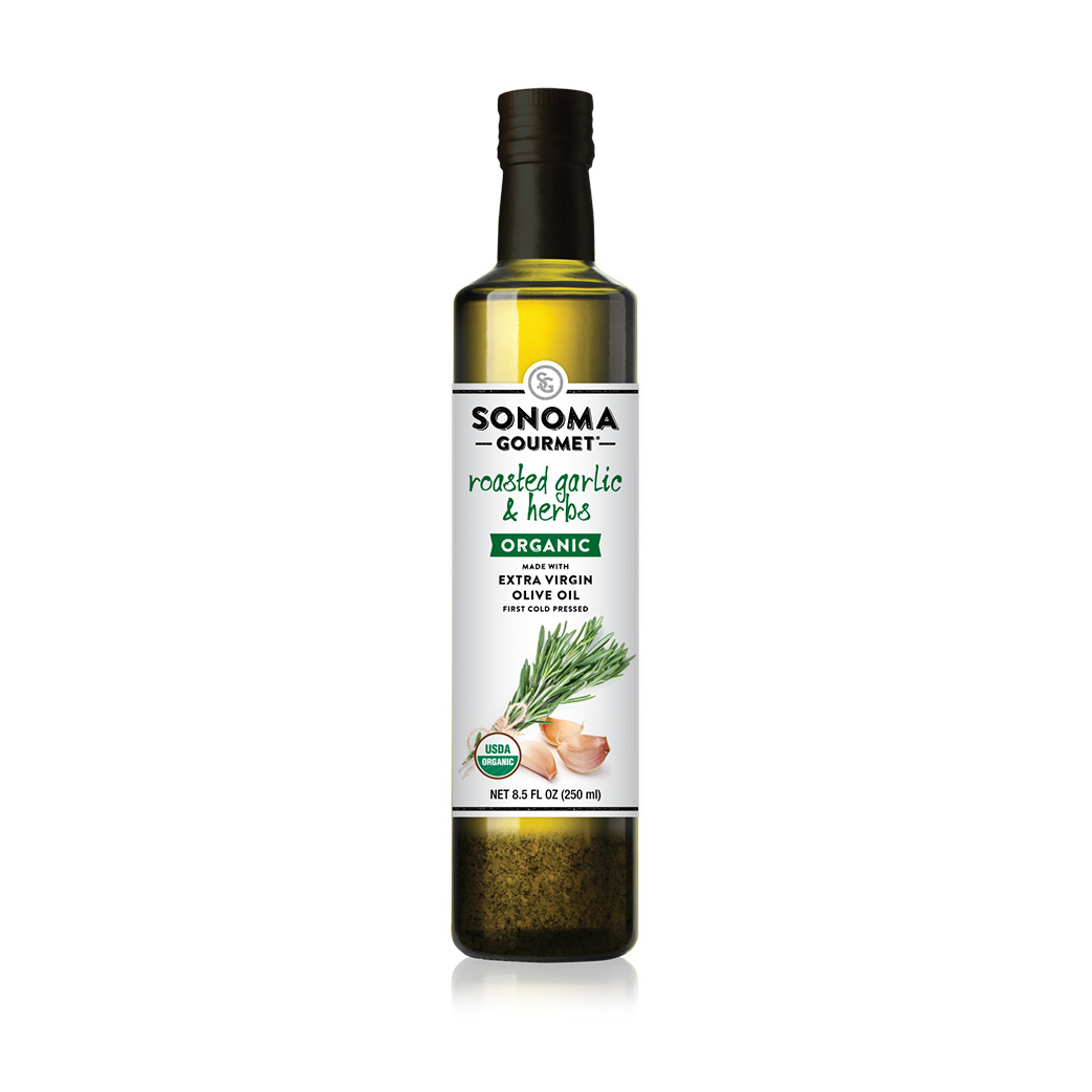 Organic Roasted Garlic & Herb Olive Oil product image
