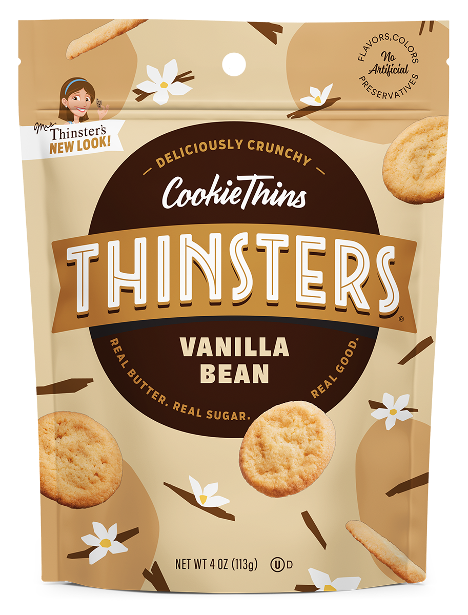 4oz/12ct Thinsters Vanilla Bean Cookie hins product image