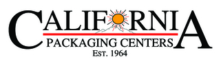 CALIFORNIA PACKAGING CENTERS logo