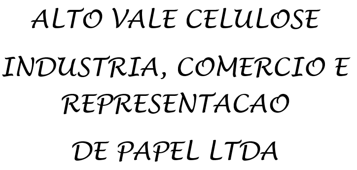 ALTO VALE CELULOSE INDUSTRIA, COMERCIO E REPRESENTACAO DE PAPEL LTDA logo