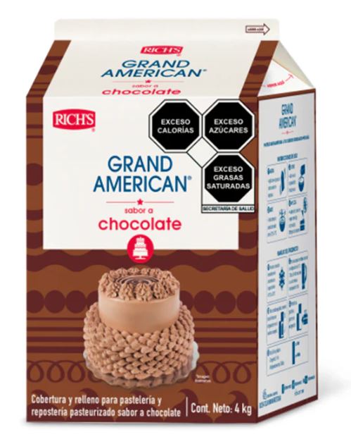 CREMA GRAND AMERICAN CHOC 4KG RICHS product image