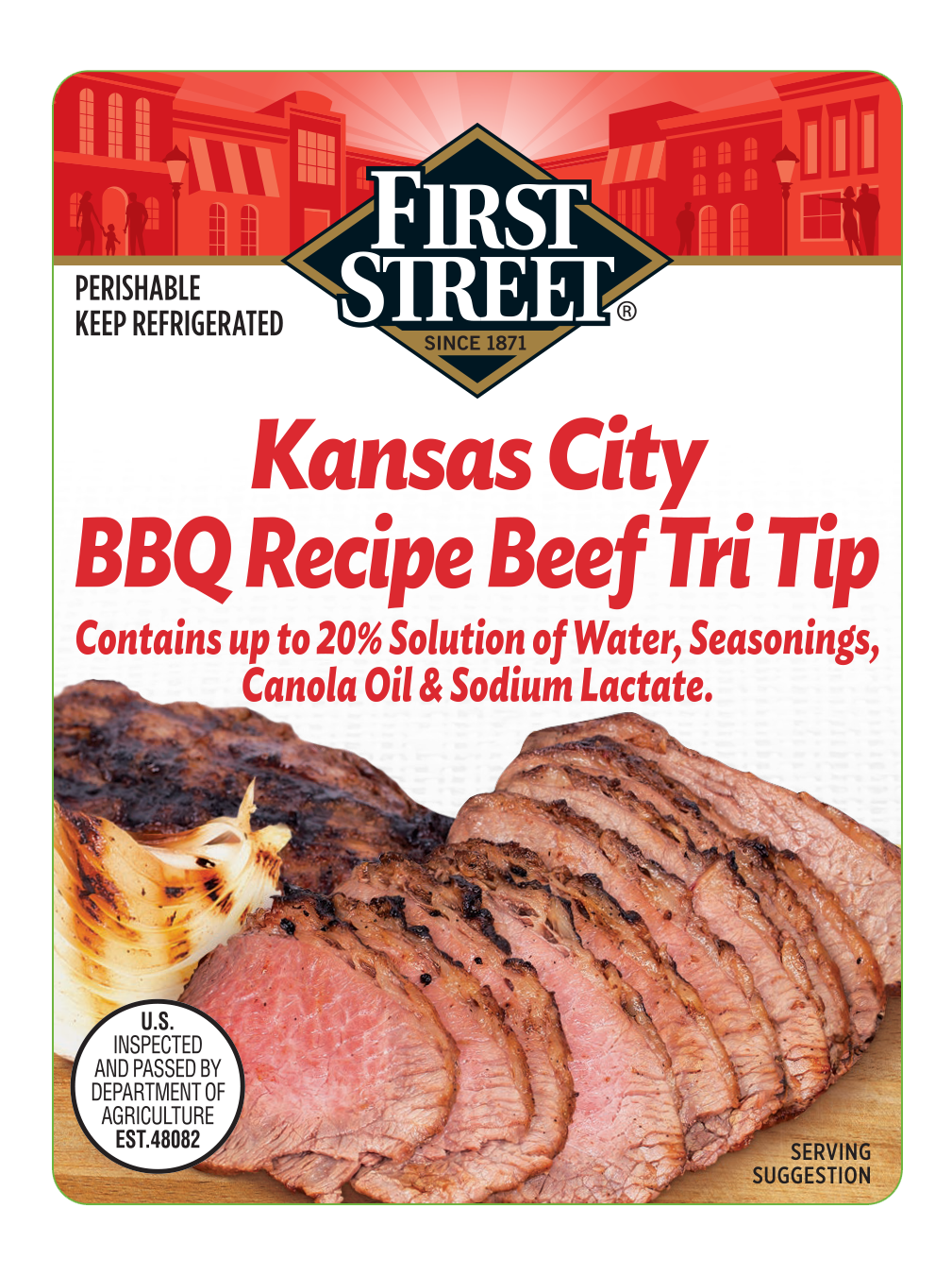 First Street Kansas City BBQ Beef Tri Tip product image