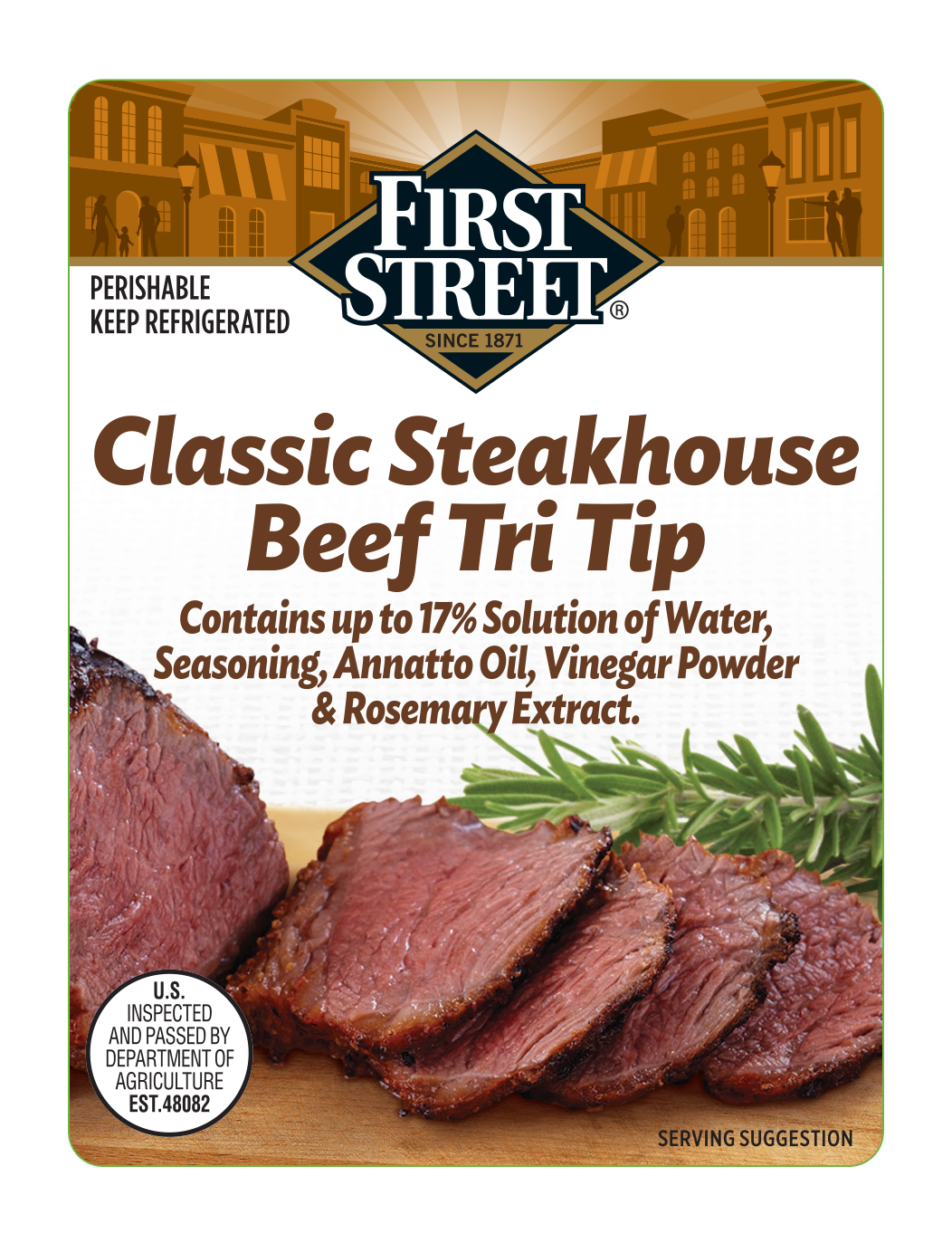 First Street Classic Steakhouse Beef Tri Tip product image