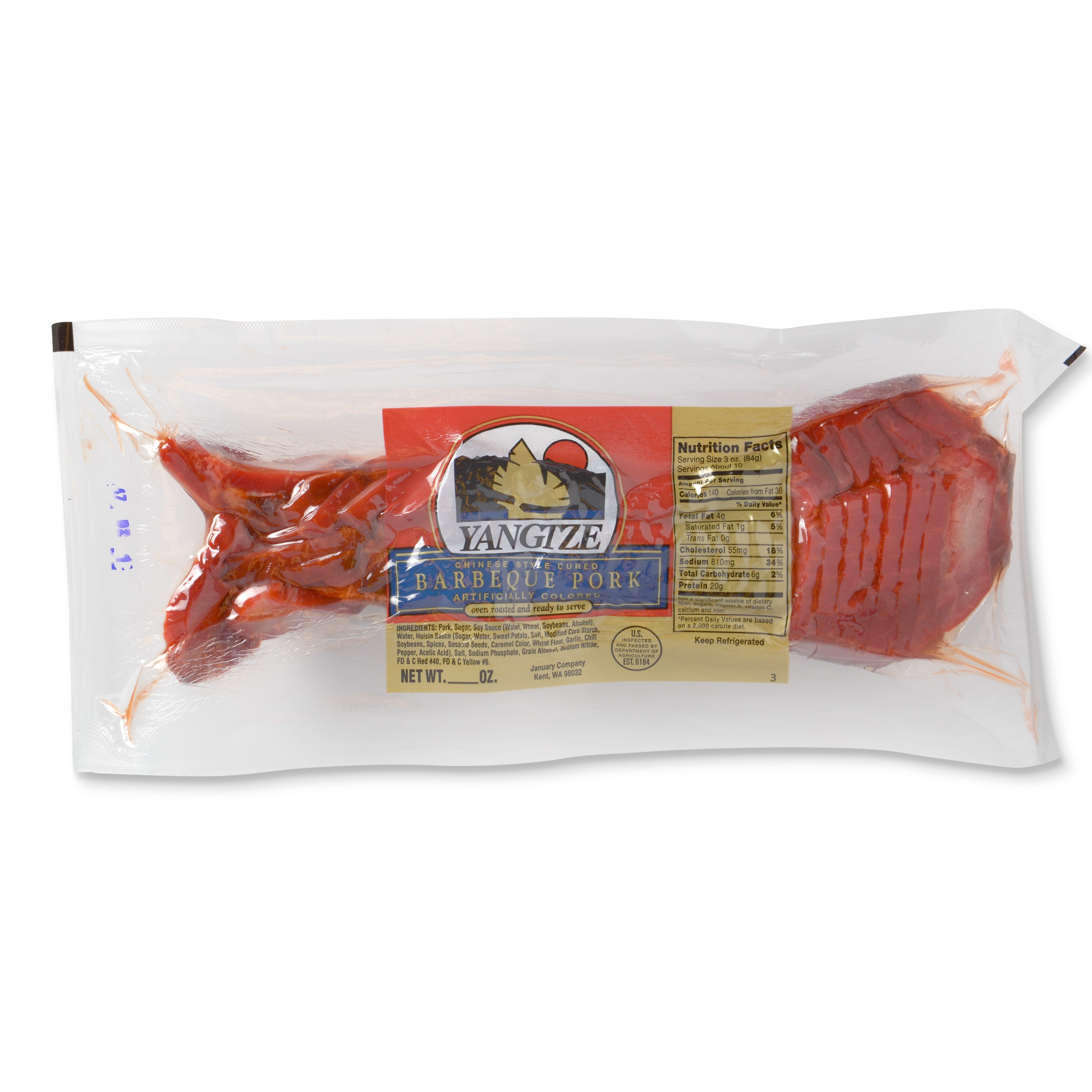 Yangtze BBQ Pork 14 / 24ozCW 1 Piece Sliced Frozen product image