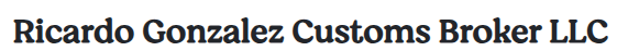 Ricardo Gonzalez Customs Broker LLC logo