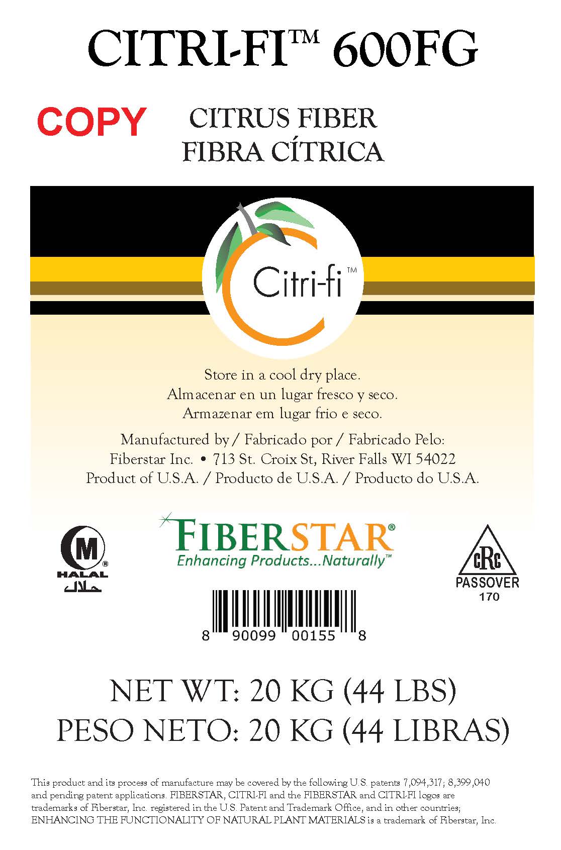 CITRI-FI® 600FG product image