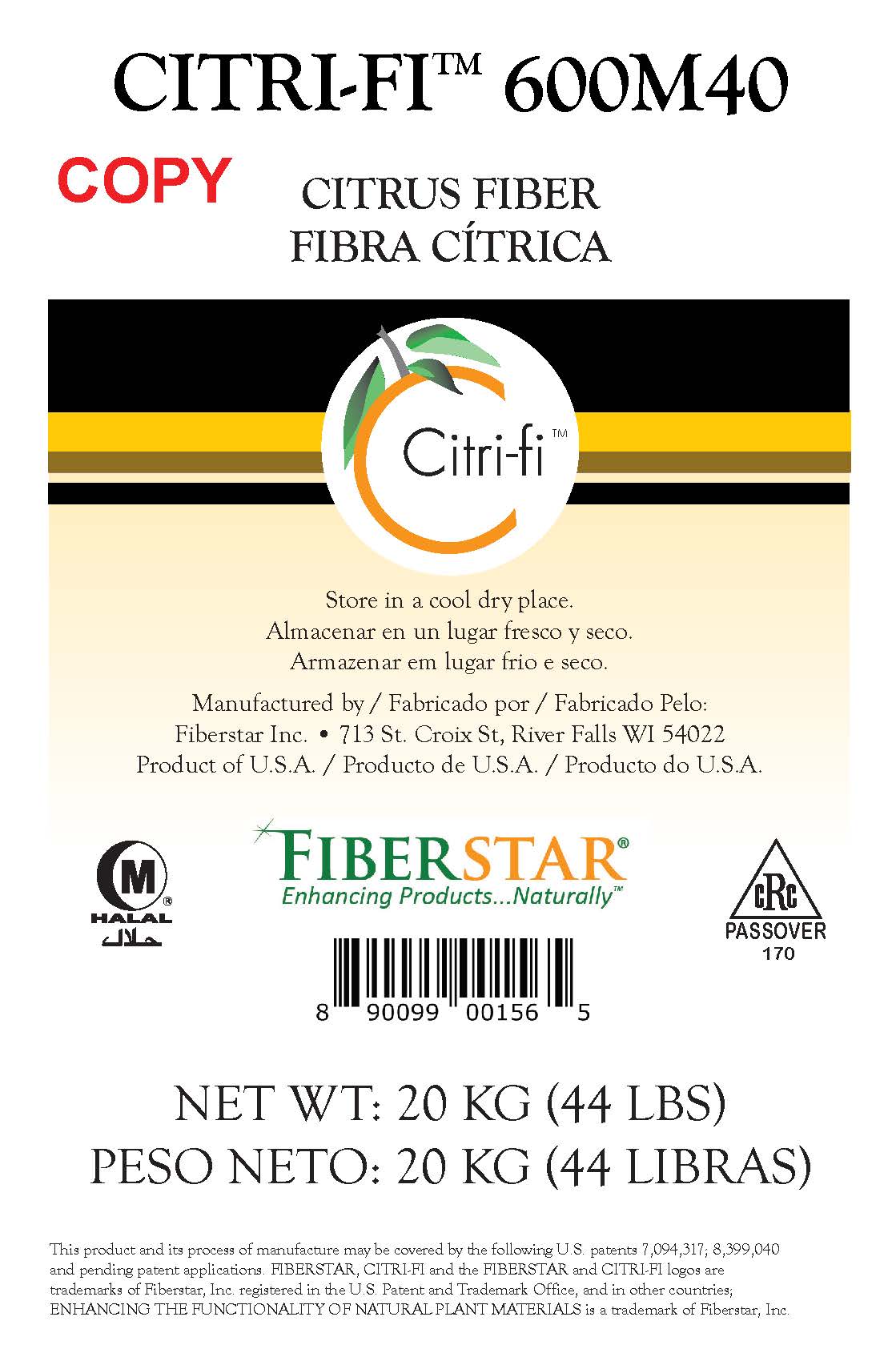 CITRI-FI® 600M40 product image