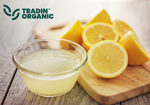 Organic Lemon Juice Concentrate Cloudy 400GPL Tradin Organic product image