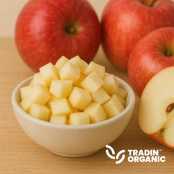 Organic Apple Dices IQF Granny Smith product image